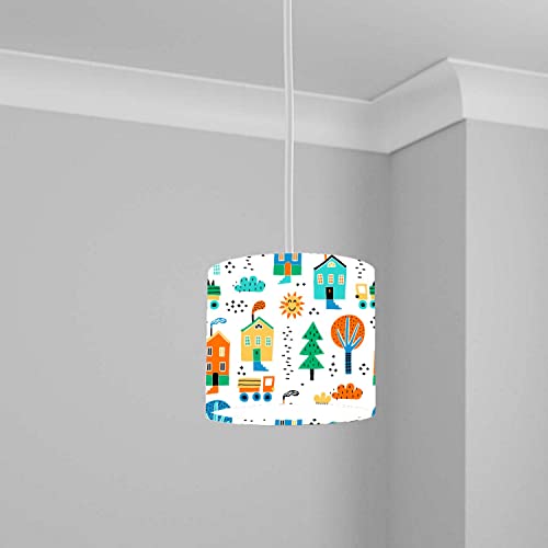 Cute Funny Dogs Baby Boys Nursery lampshade lightshade Printed Light Shade 20CMX18.5CM