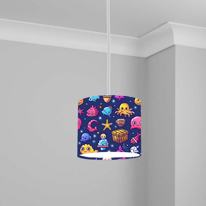 Aquatic Lampshade Kids Bedroom LightShade ver69 20CM X 18.5CM