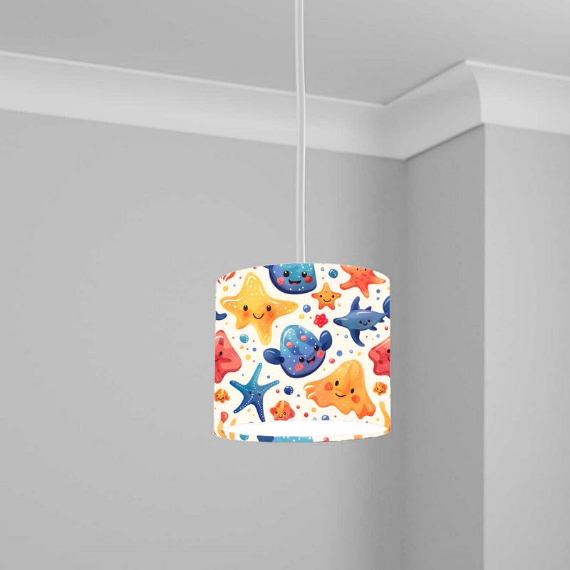 Aquatic Lampshade Kids Bedroom LightShade ver193 20CM X 18.5CM