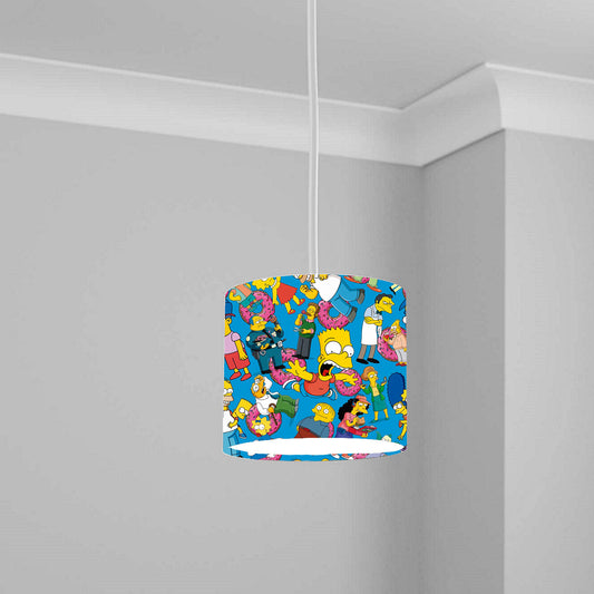 Cartoon Family Fun Ceiling Lampshade Lightshade for Room - Vibrant Design 20cm x 18.5cm