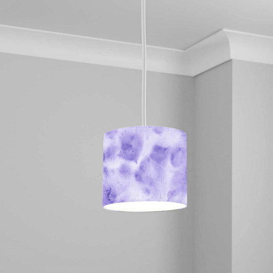 Purple Watercolor Pattern Ceiling Lampshade Lightshade for Room - 20cm x 18.5cm