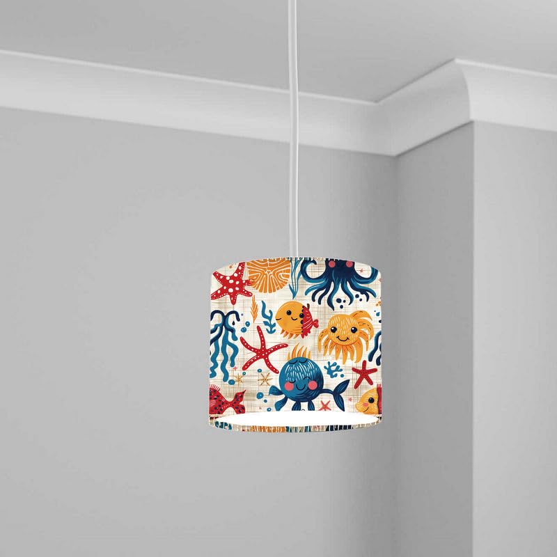Aquatic Lampshade Kids Bedroom LightShade ver180 20CM X 18.5CM