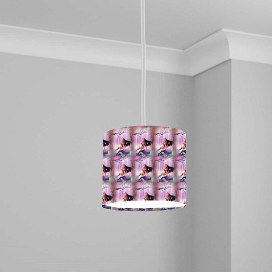 Enchanted Pocahontas Theme Ceiling Lampshade Lightshade for Nursery - 20cm x 18.5cm