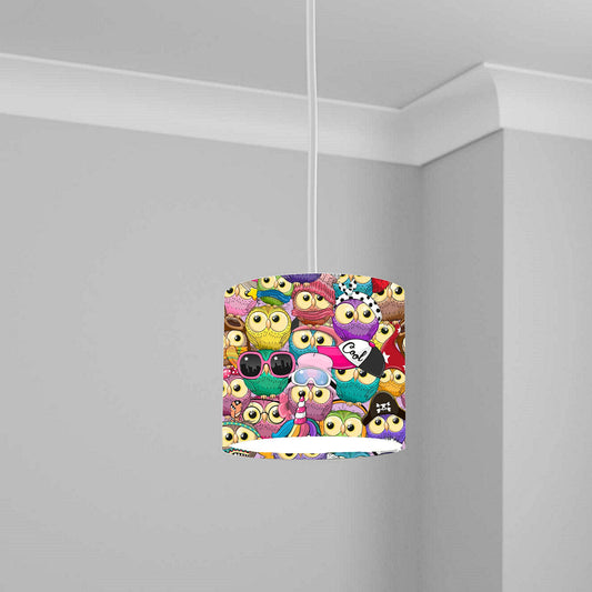 Owl Lampshade Kids Bedroom lightshade Light Shade 20CM X 18.5CM
