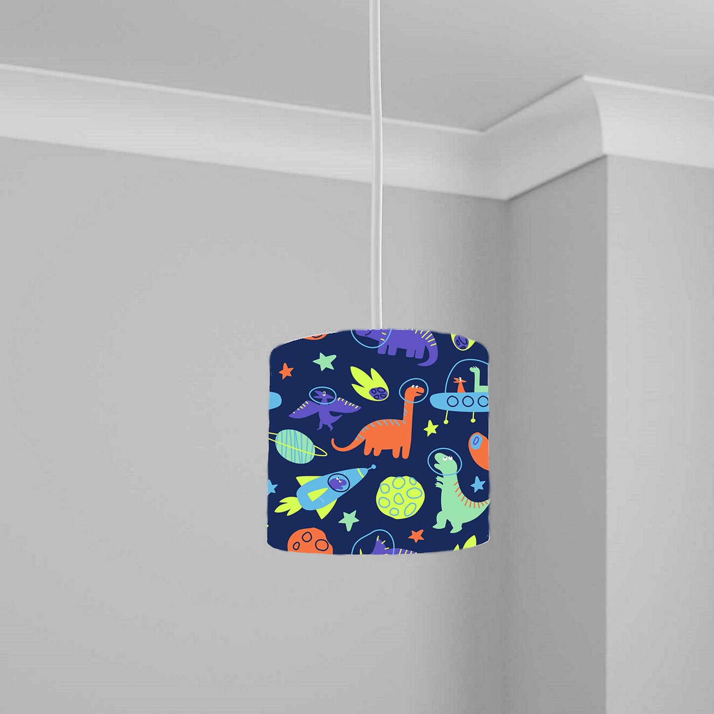 Colorful Dragon Fantasy Ceiling Lampshade Lightshade for Nursery - 20cm x 18.5cm