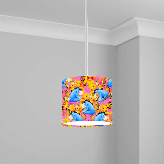 Colorful Animal Friends Ceiling Lampshade Lightshade for Nursery 1-20cm x 18.5cm