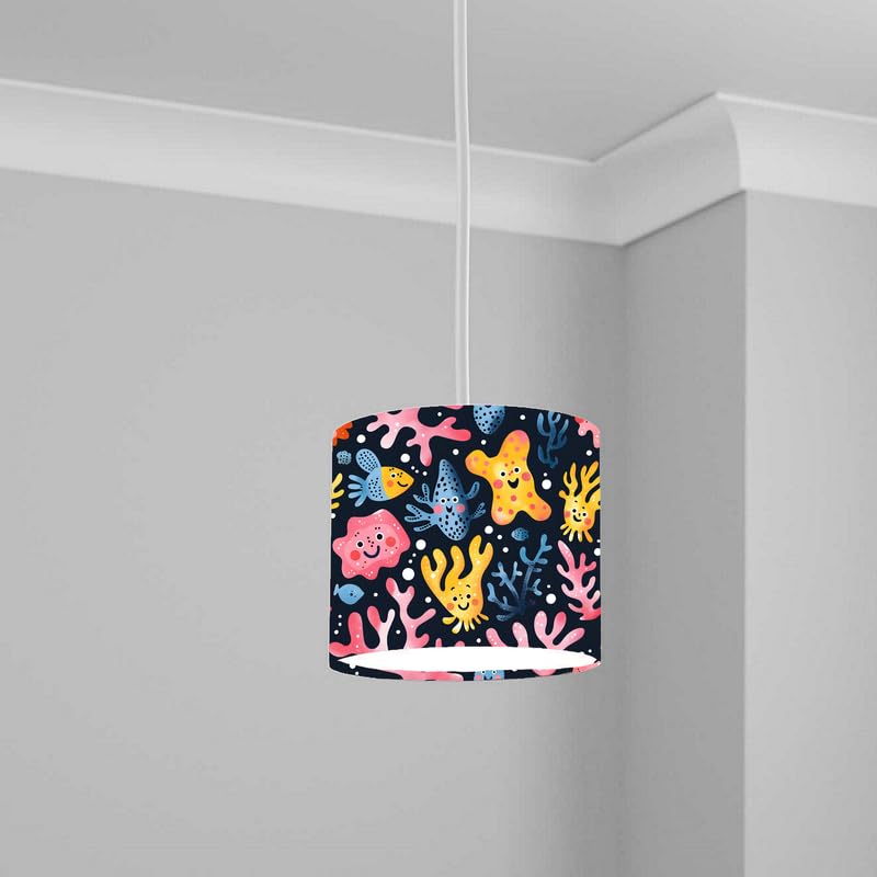 Aquatic Lampshade Kids Bedroom LightShade ver188 20CM X 18.5CM
