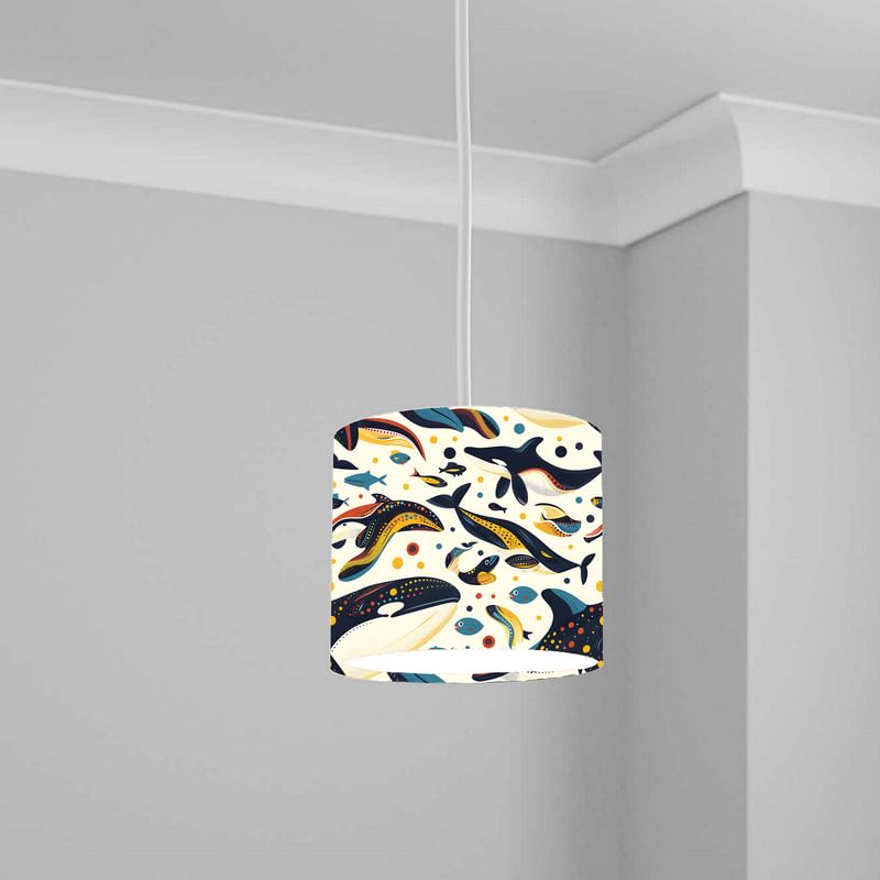 Aquatic Lampshade Kids Bedroom LightShade ver315 20CM X 18.5CM