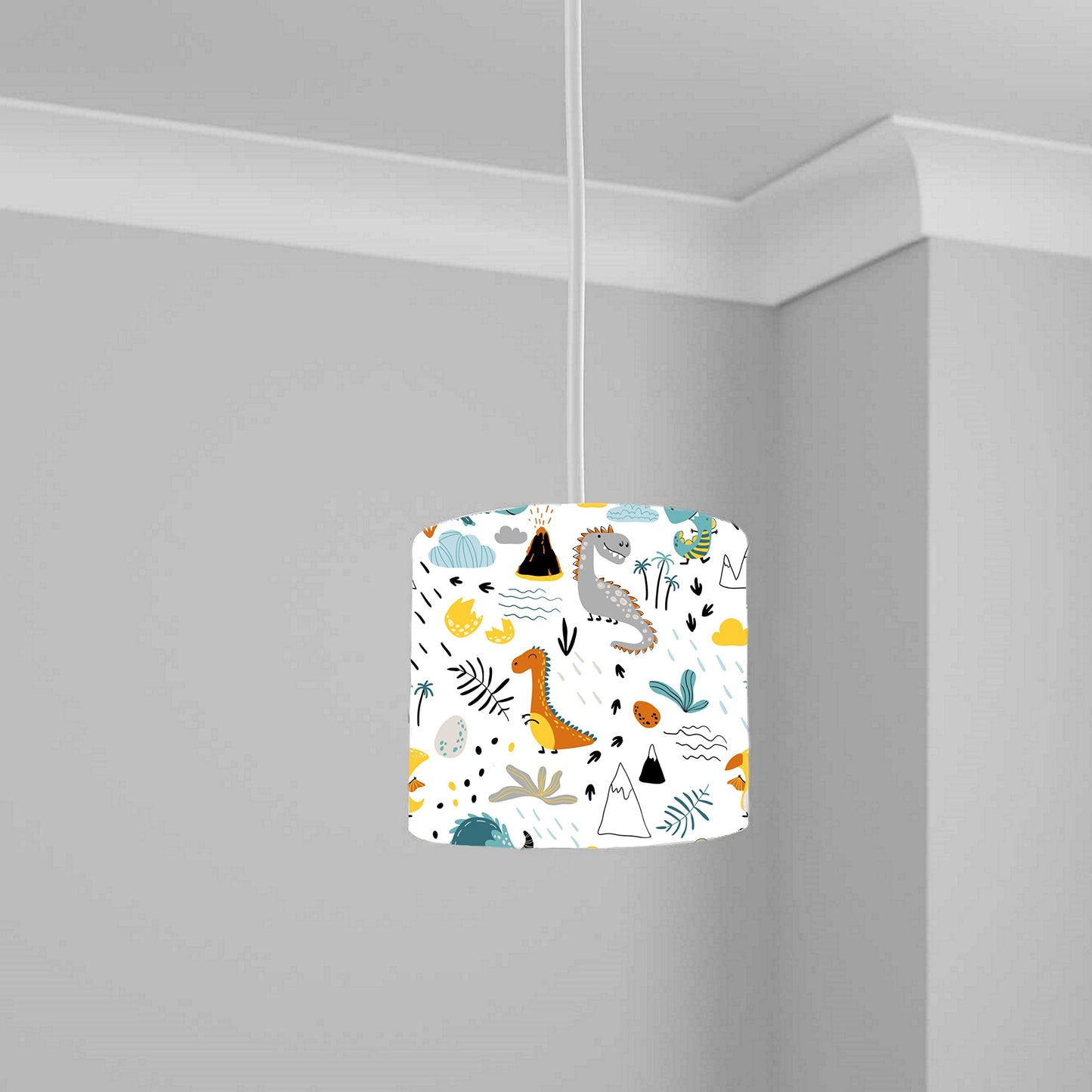 Colorful Dragon Fantasy Ceiling Lampshade Lightshade for Nursery - 20cm x 18.5cm