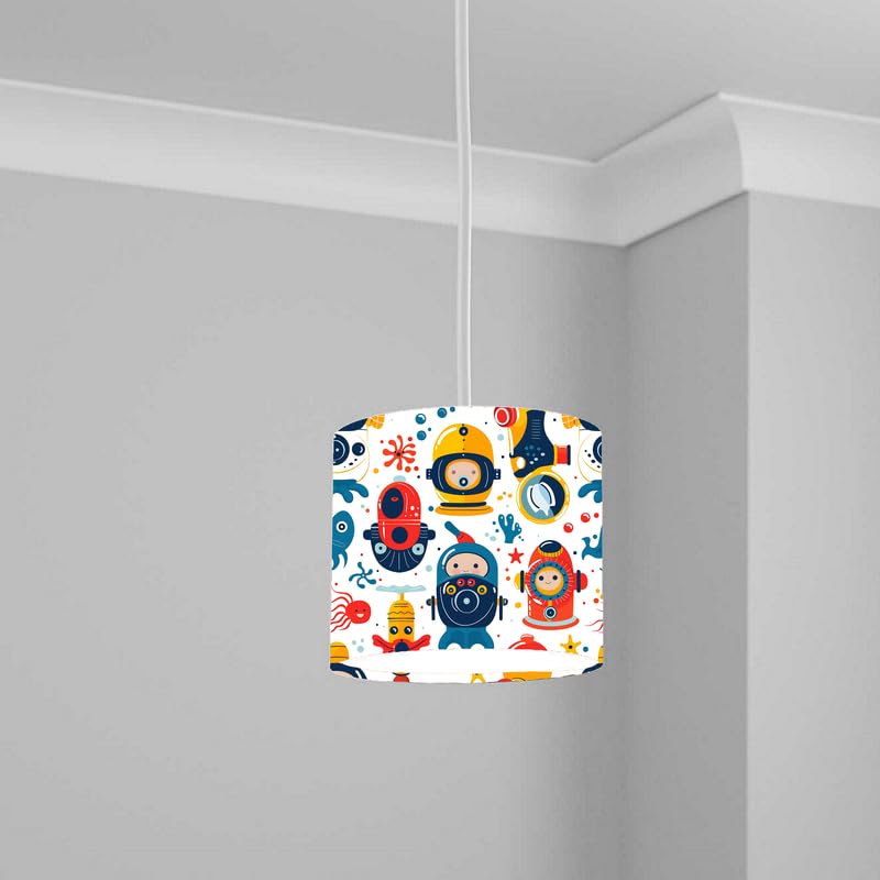 Aquatic Lampshade Kids Bedroom LightShade ver335 20CM X 18.5CM