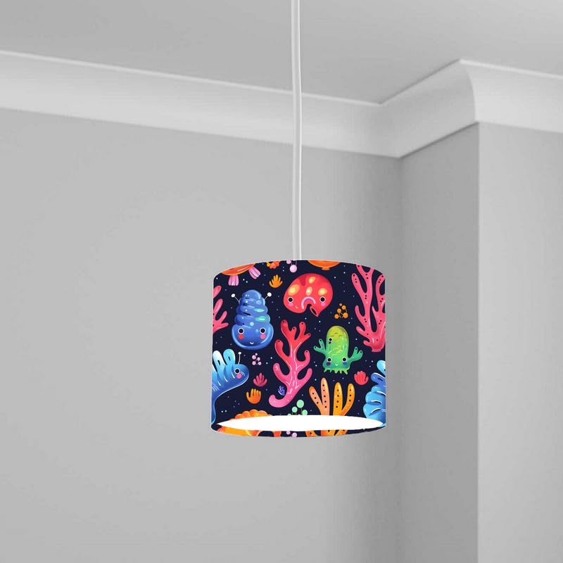 Aquatic Lampshade Kids Bedroom LightShade ver220 20CM X 18.5CM