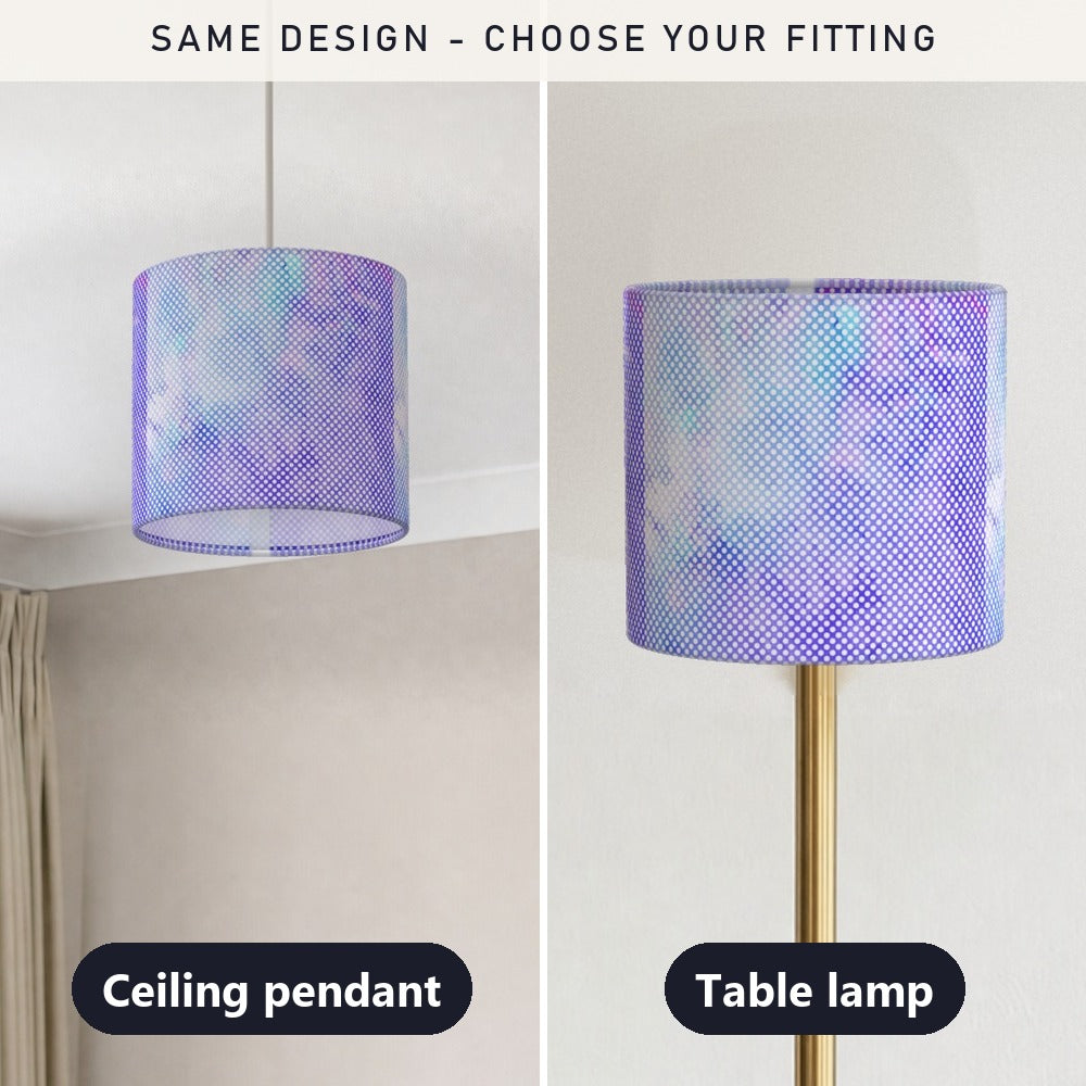 Purple Dotted Pattern lampshade