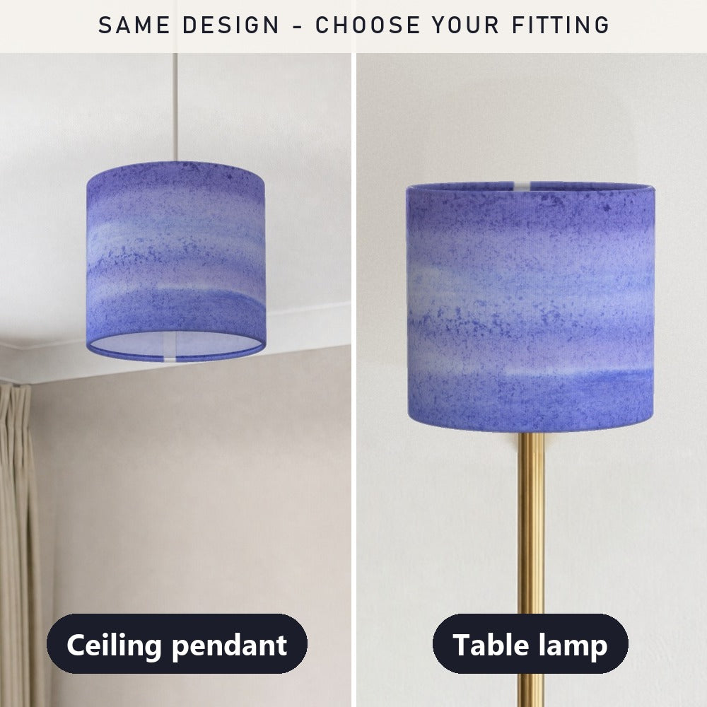 Purple Watercolor Pattern lampshade