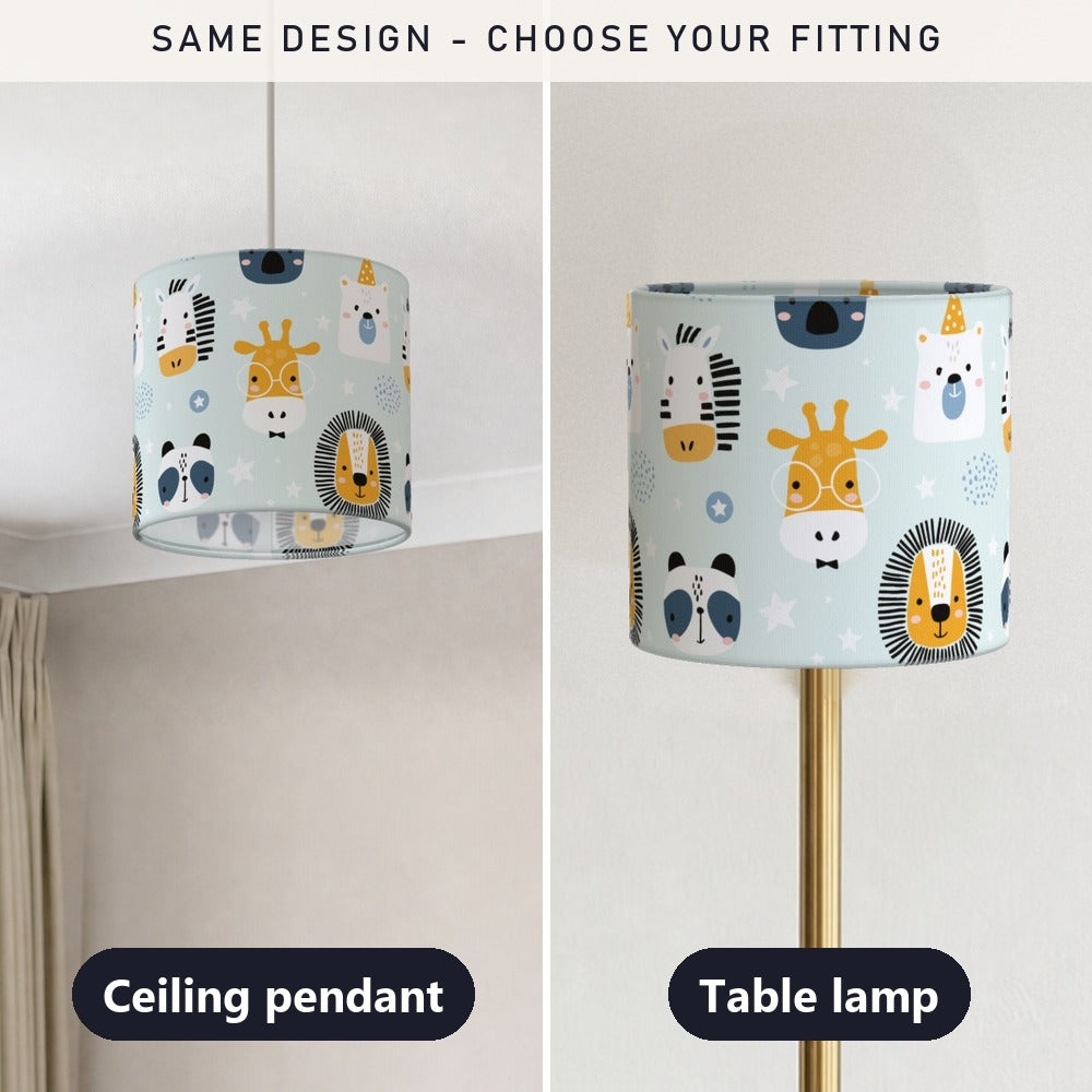 Adorable Safari Animal lampshade