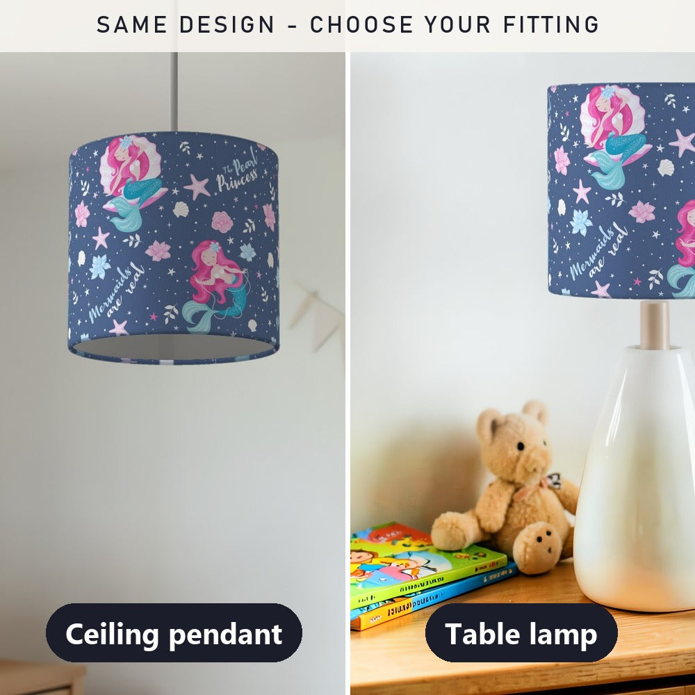 Enchanting Mermaid Princess lampshade