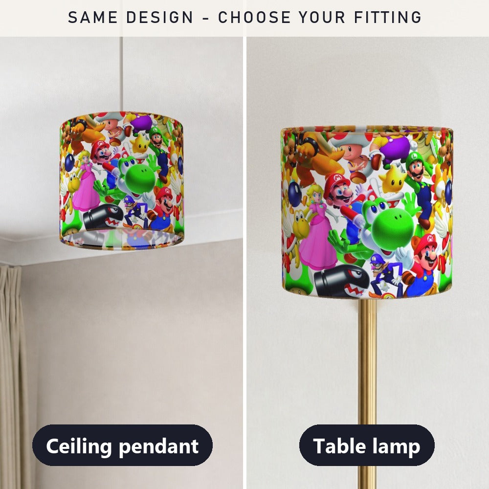 Colorful Animated Figure lampshade