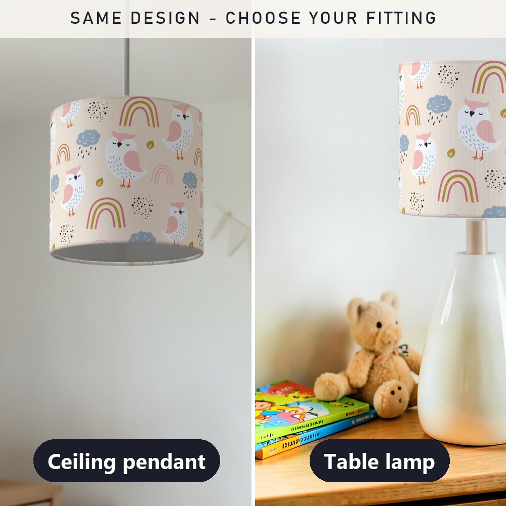 Owl lampshade