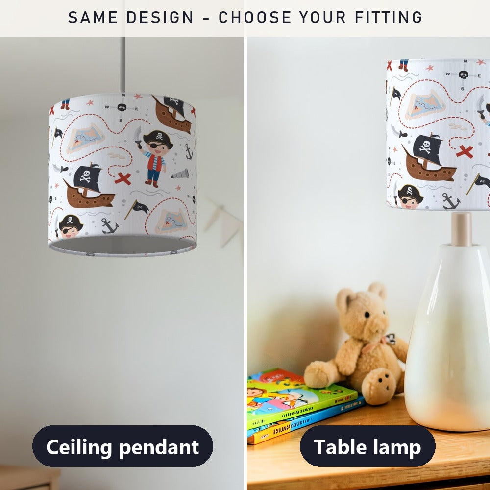 Pirate Adventure lampshade