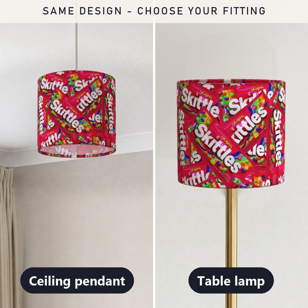 Colorful Candy Skittles lampshade