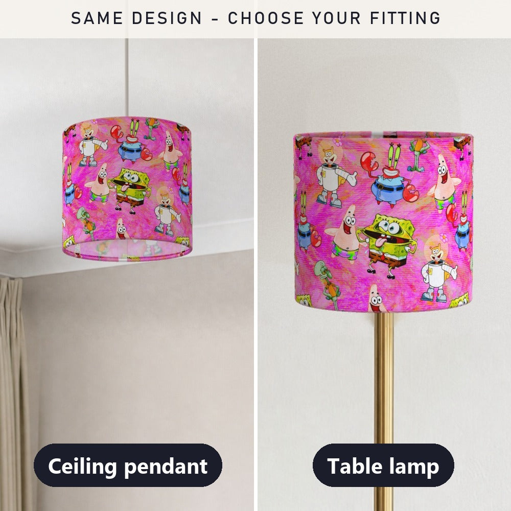 Cartoon Ocean Adventure lampshade