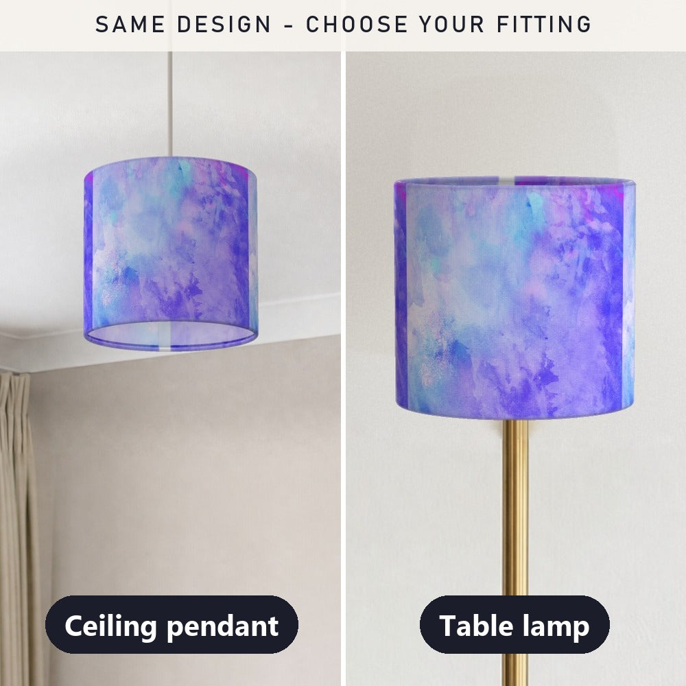 Purple Watercolor Sky lampshade