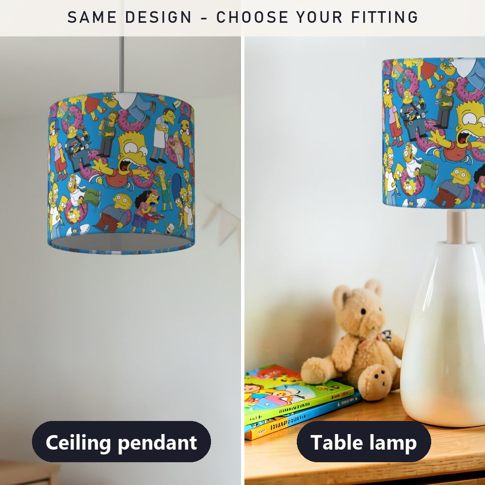 Cartoon Family Fun lampshade