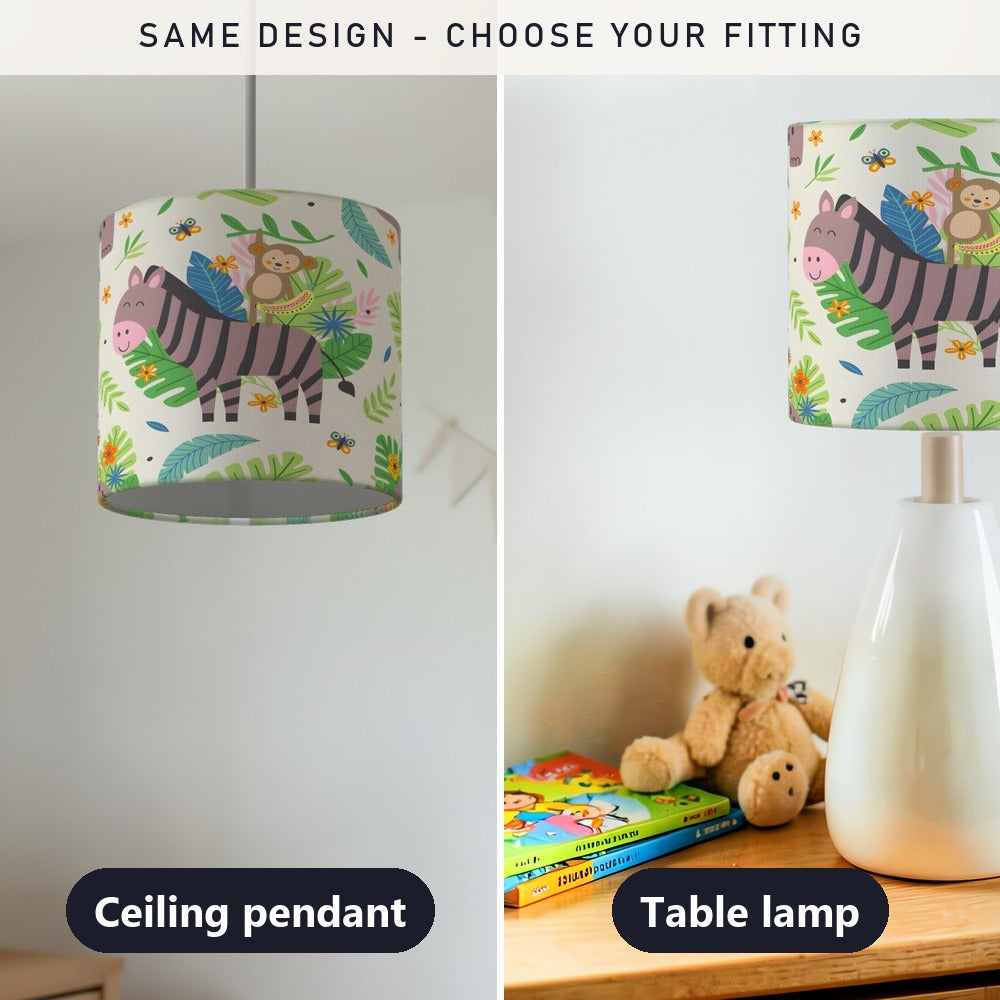 Jungle Safari Animal lampshade