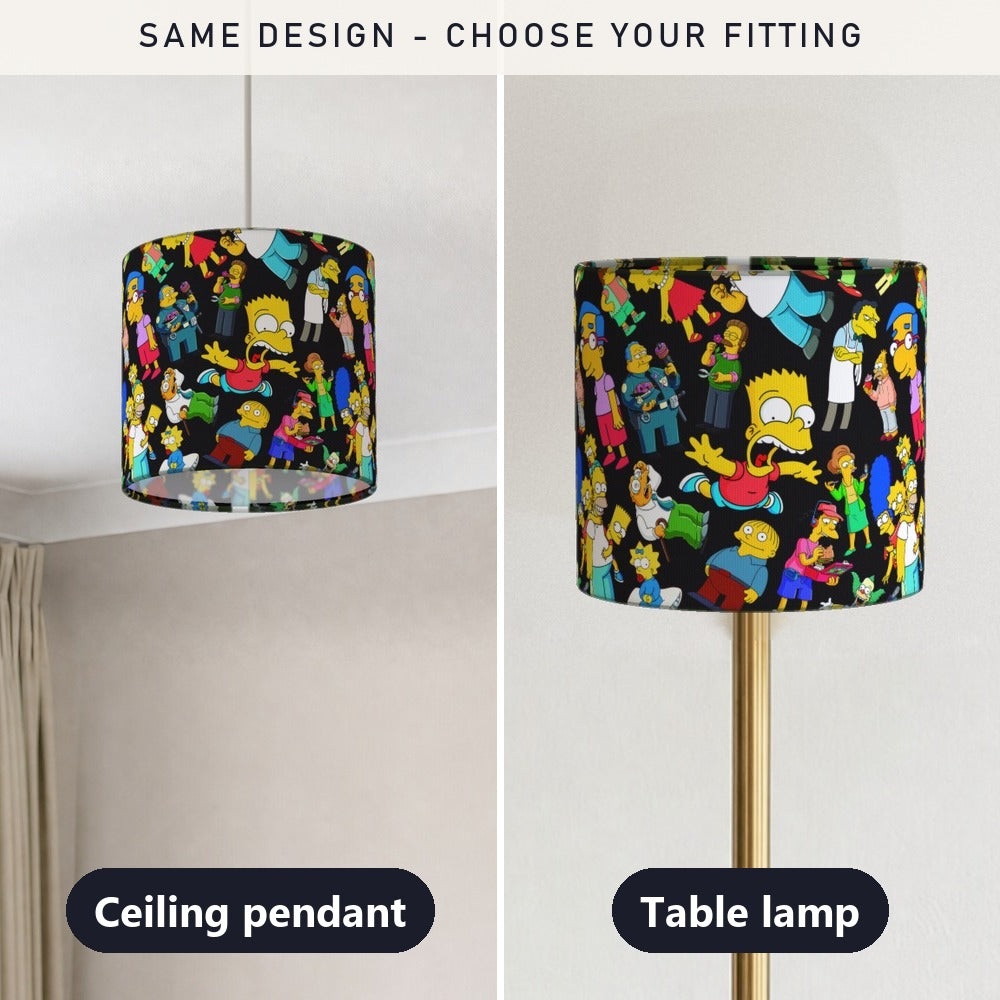 The Simpsons Characters lampshade