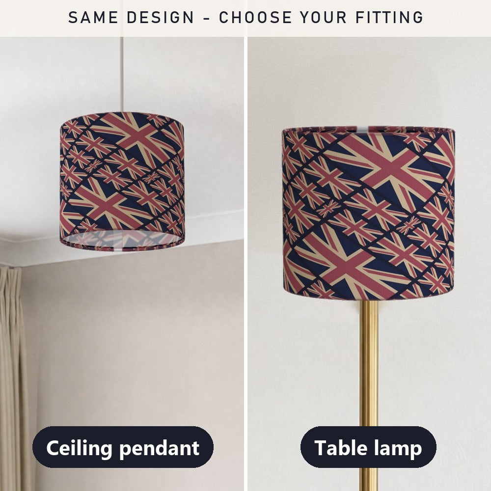 Union Jack Pattern lampshade