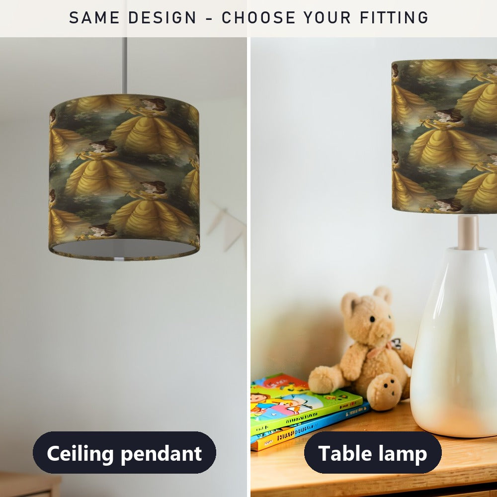 Enchanting Princess Theme lampshade