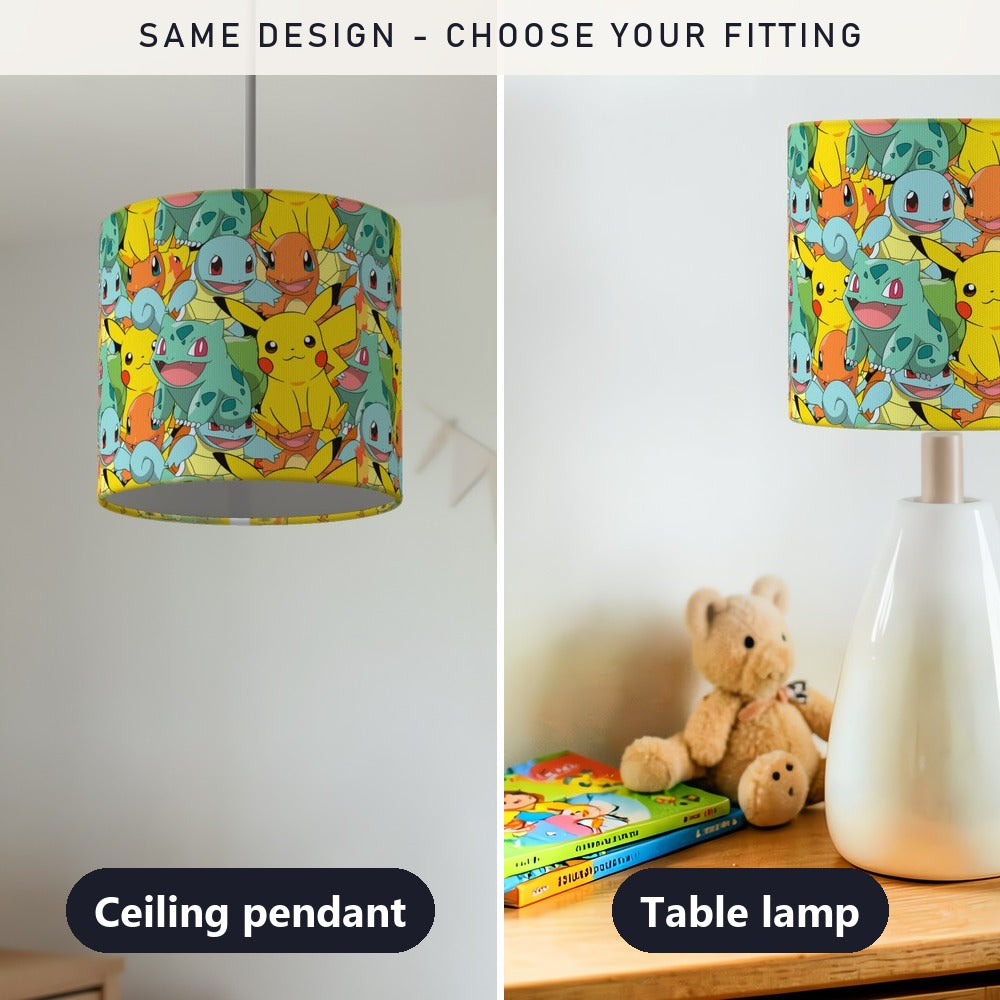 Colorful Animated Figure lampshade