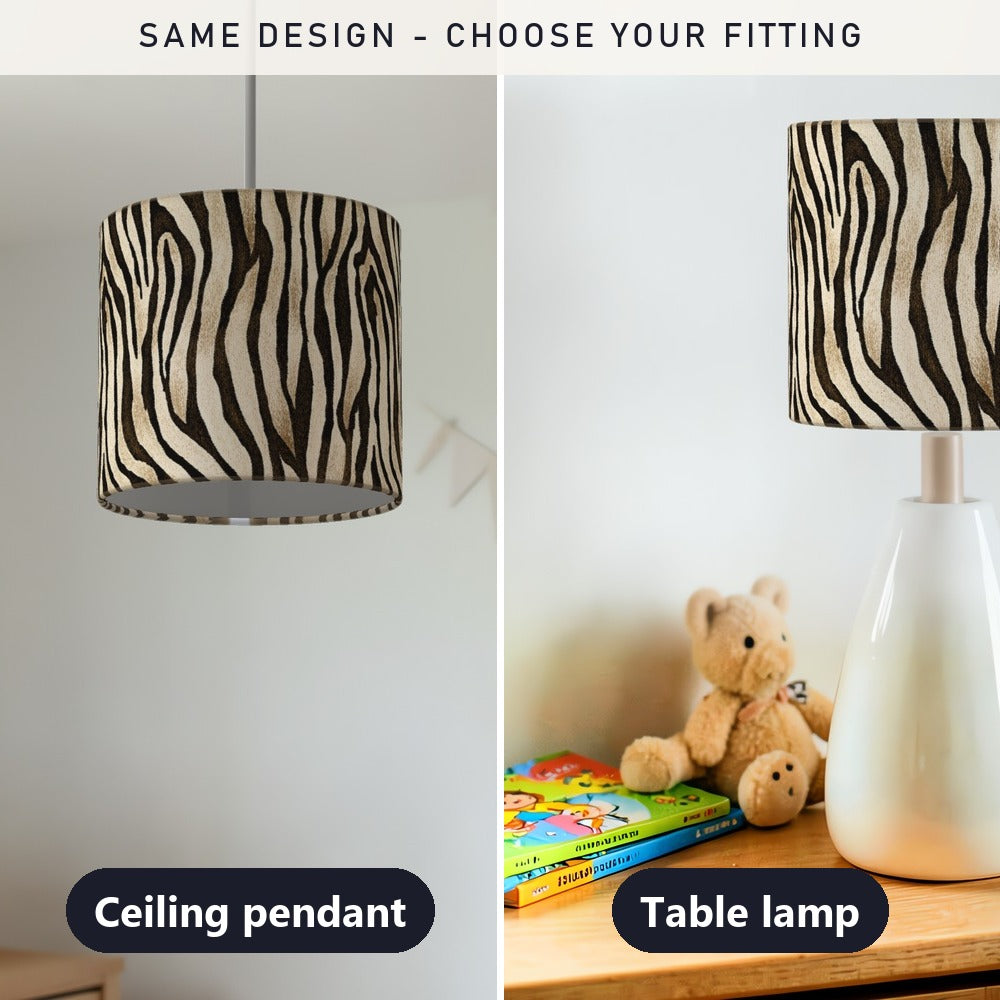 Zebra Stripe Animal lampshade