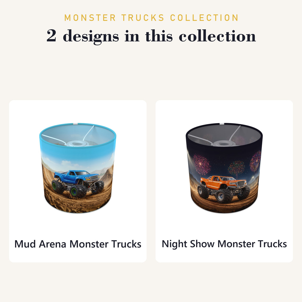 Monster Trucks wraparound lampshade - Mud Arena - photo 9