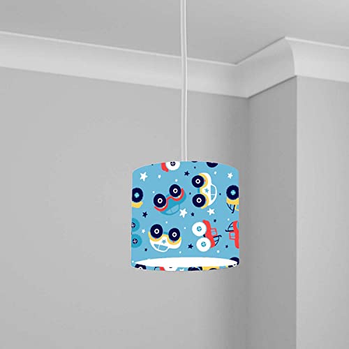 Cute Funny Dogs Baby Boys Nursery lampshade lightshade Printed Light Shade 20CMX18.5CM