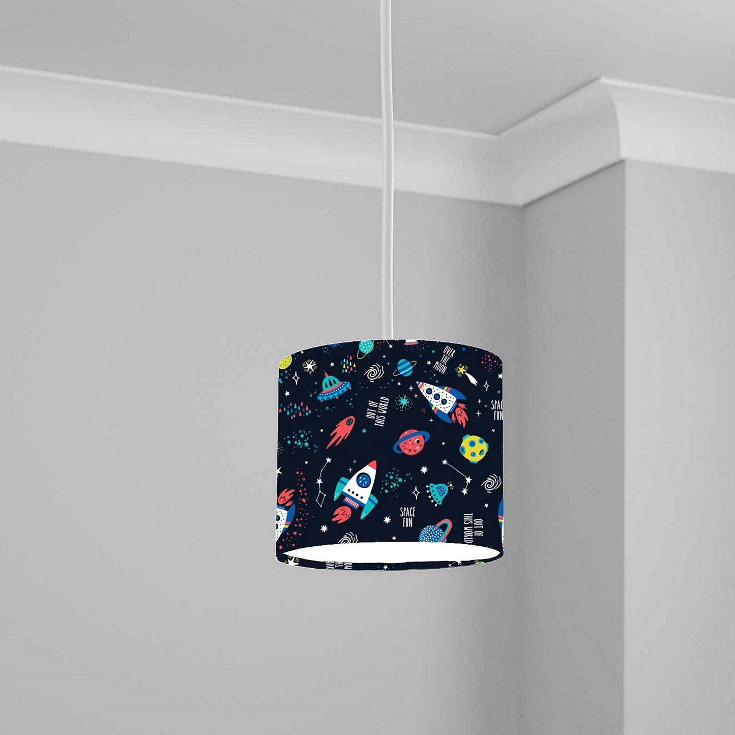 Cute Funny Dogs Baby Boys Nursery lampshade lightshade Printed Light Shade 20CMX18.5CM
