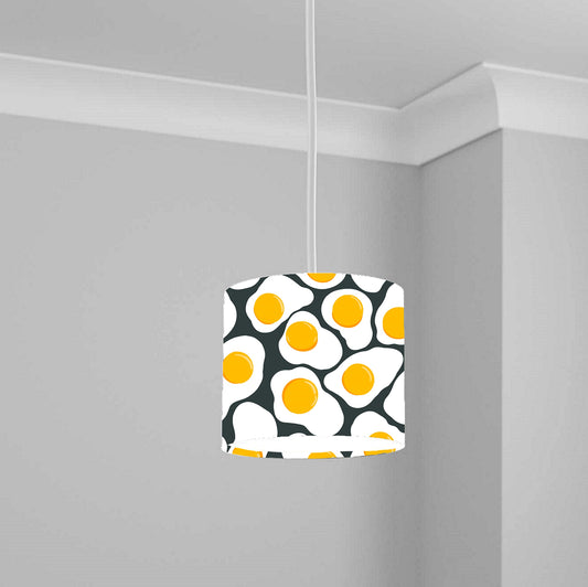 Fun Fried Egg Pattern Ceiling Lampshade Lightshade for Nursery - 20cm x 18.5cm