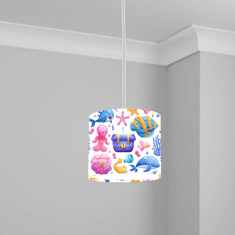Aquatic Lampshade Kids Bedroom LightShade ver116 20CM X 18.5CM