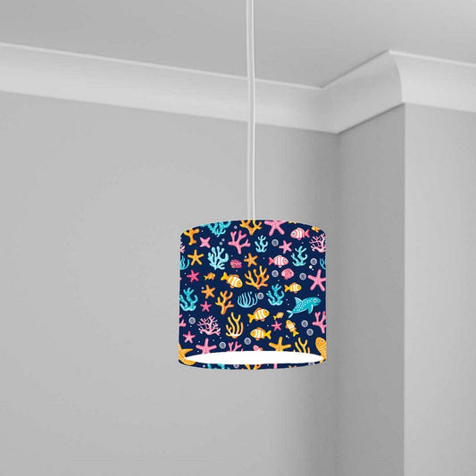 Aquatic Lampshade Kids Bedroom LightShade ver269 20CM X 18.5CM