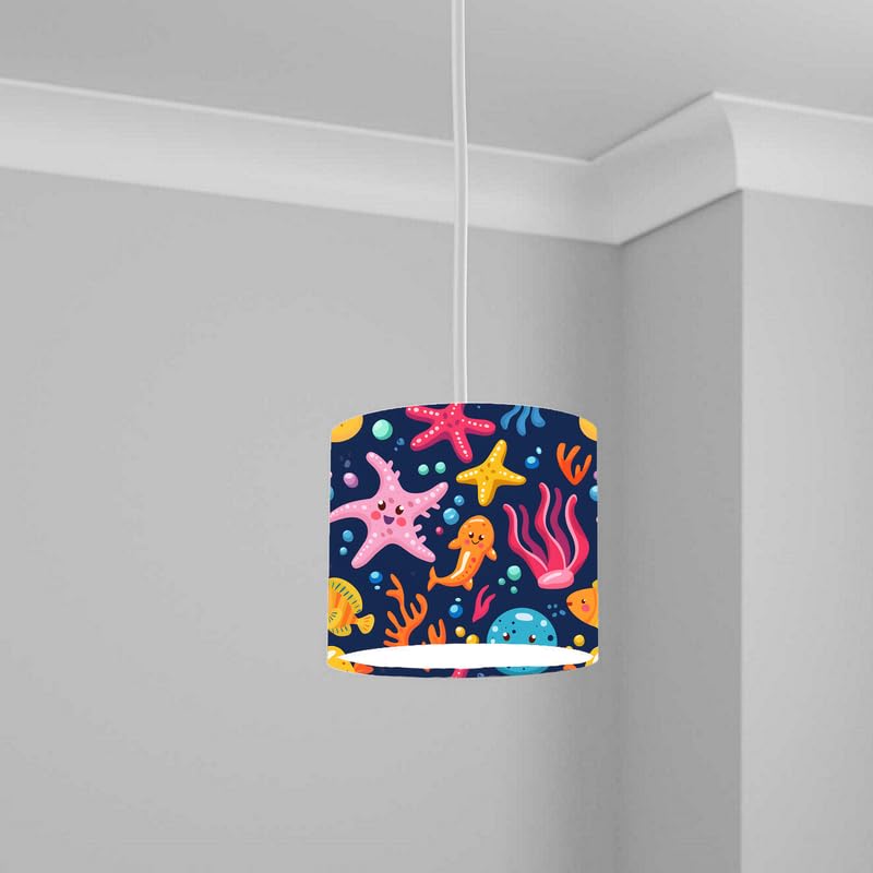 Aquatic Lampshade Kids Bedroom LightShade ver194 20CM X 18.5CM