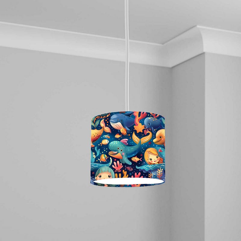 Aquatic Lampshade Kids Bedroom LightShade ver56 20CM X 18.5CM