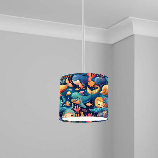 Aquatic Lampshade Kids Bedroom LightShade ver56 20CM X 18.5CM