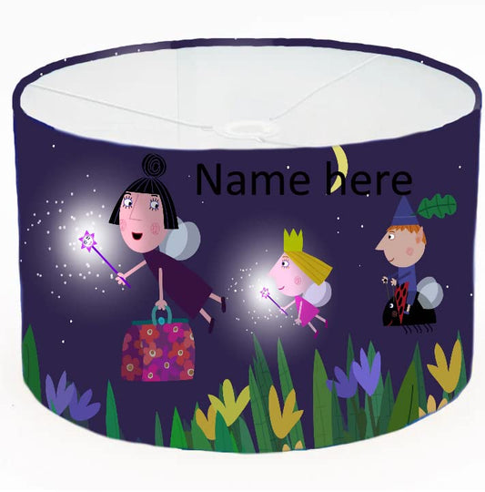 Enchanted Fairy Tale Cartoon Ceiling Lampshade Lightshade for Nursery - 20cm x 18.5cm