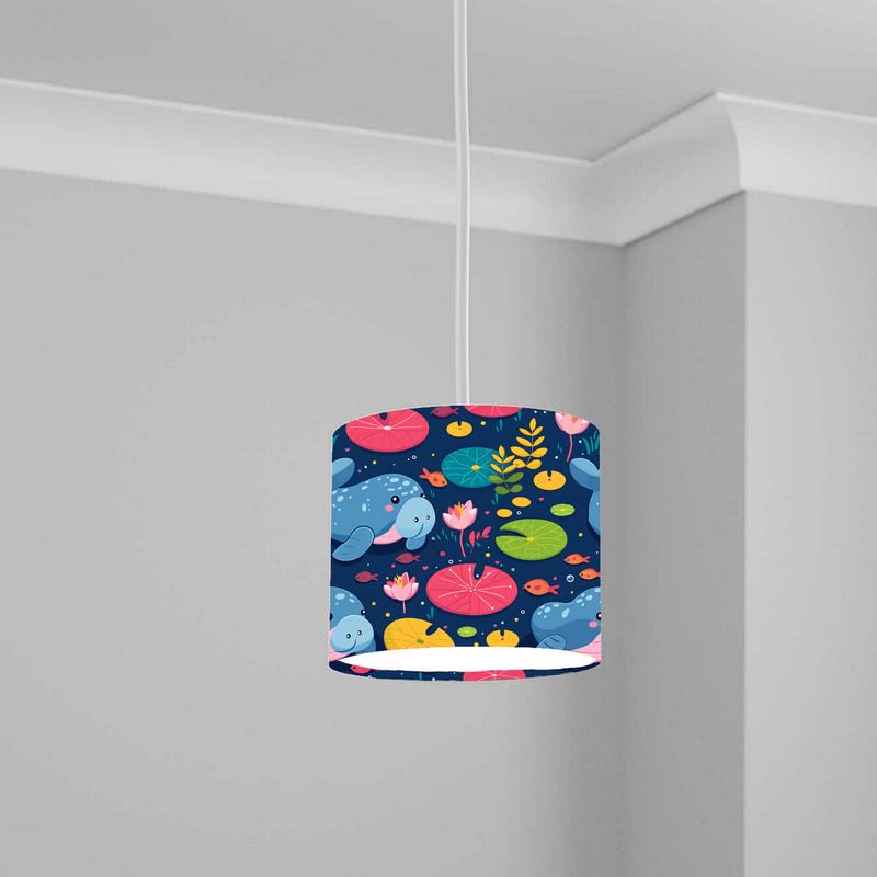 Aquatic Lampshade Kids Bedroom LightShade ver42 20CM X 18.5CM