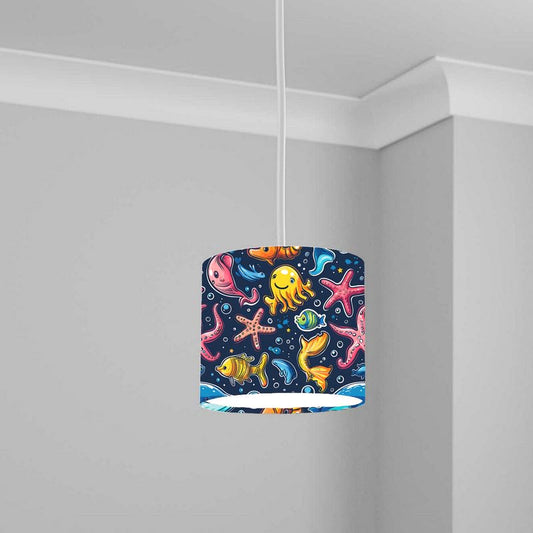 Aquatic Lampshade Kids Bedroom LightShade ver196 20CM X 18.5CM