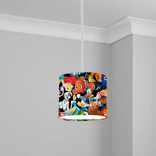 Colorful Cartoon Characters Ceiling Lampshade Lightshade for Nursery - 20cm x 18.5cm