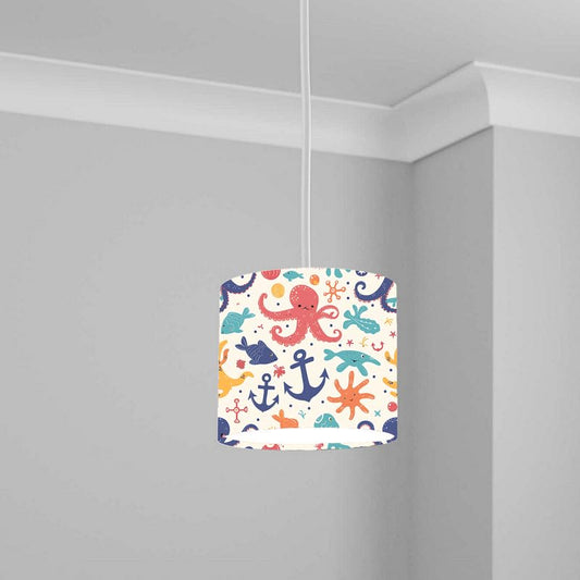 Aquatic Lampshade Kids Bedroom LightShade ver91 20CM X 18.5CM